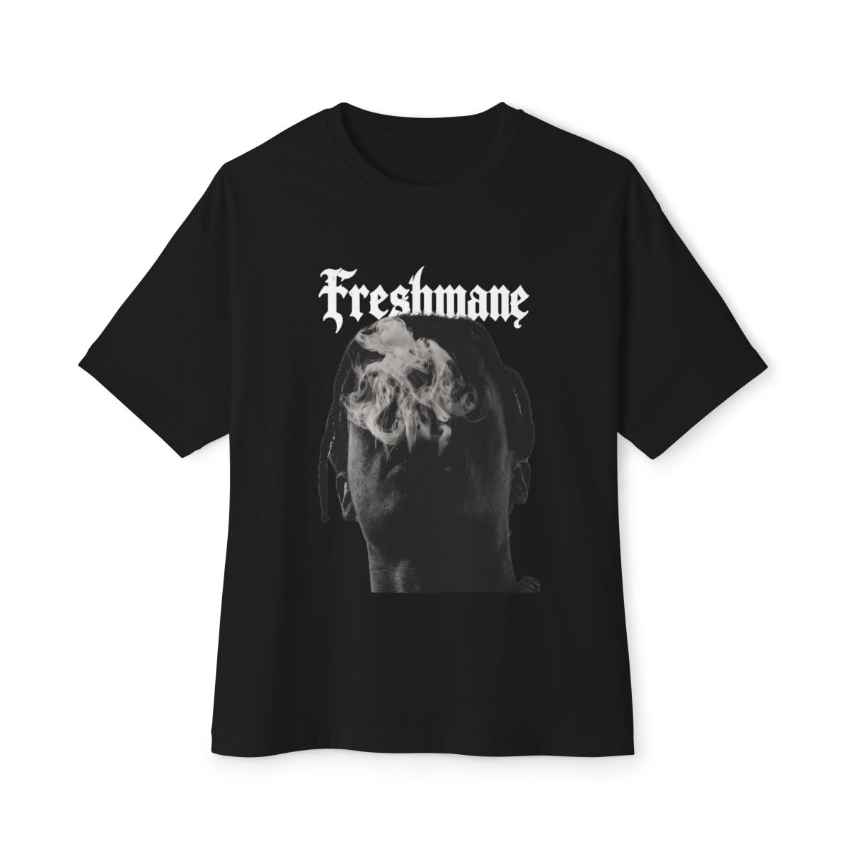 I Smoked Away My Brain Black Over-sized Tee