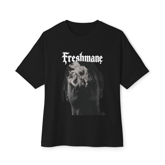 I Smoked Away My Brain Black Over-sized Tee